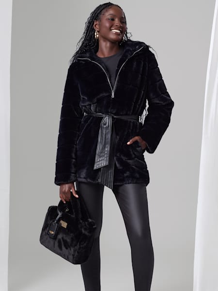 Connie Hooded Faux-Fur Parka