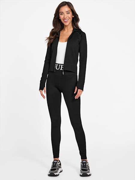 Cordova Rib-Knit Zip Jacket