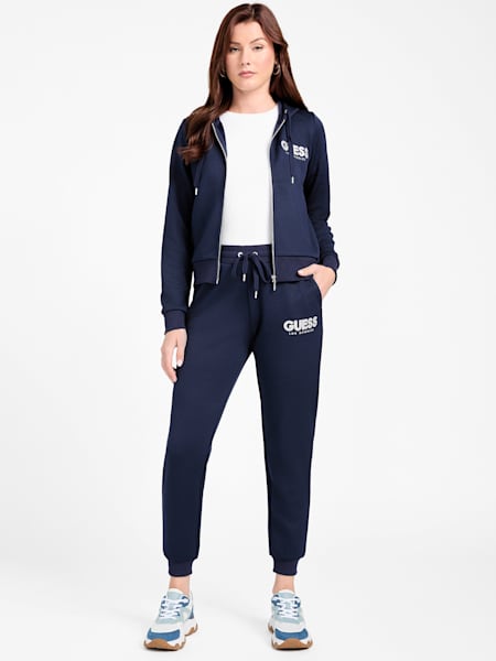 Casandra Jacquard Zip Hoodie