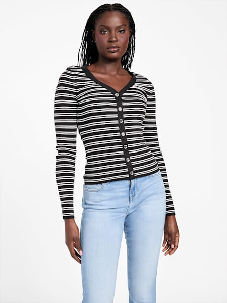 Ella Striped Sweater Top