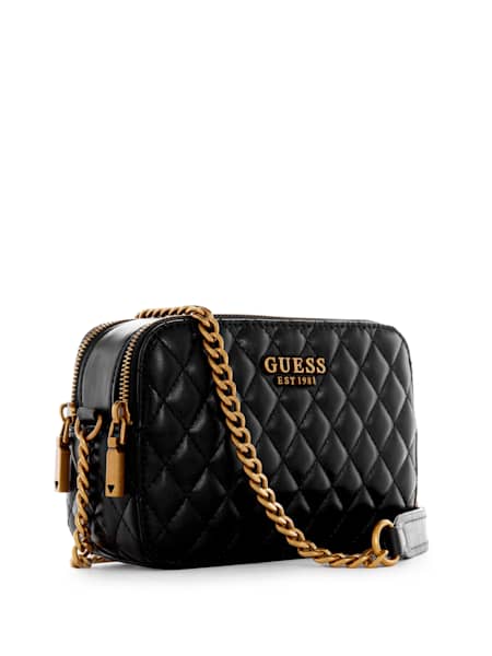 Guess black sling bag clearance