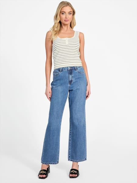Selina High-Rise Straight Jeans
