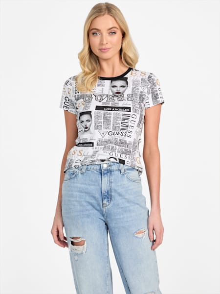 Jina Magazine Print Tee