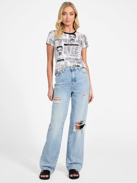 Jina Magazine Print Tee