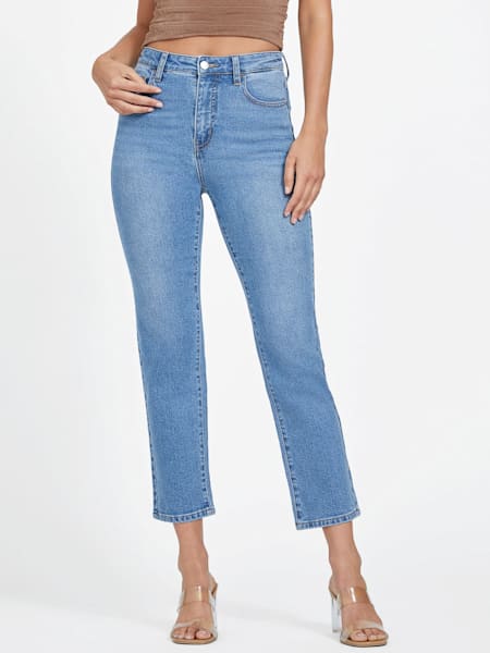 Jeannie High-Rise Straight Jeans
