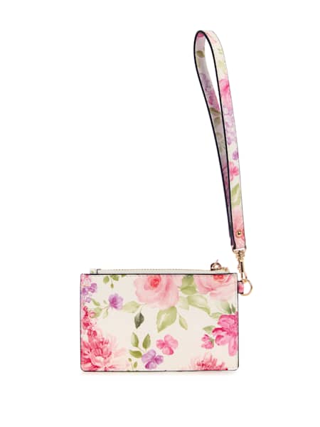 Abree Floral Card Case Wristlet