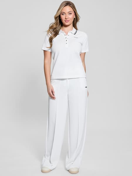 Open-Knit Signature Polo