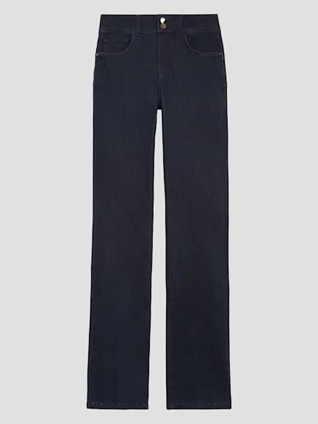 Dyed Shape Up High-Rise Straight Jeans