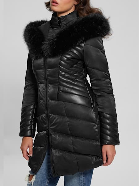 Image 189: Oxana Hooded Puffer Coat