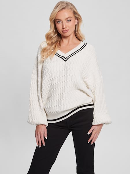 Eco Haley Cable-Knit Sweater
