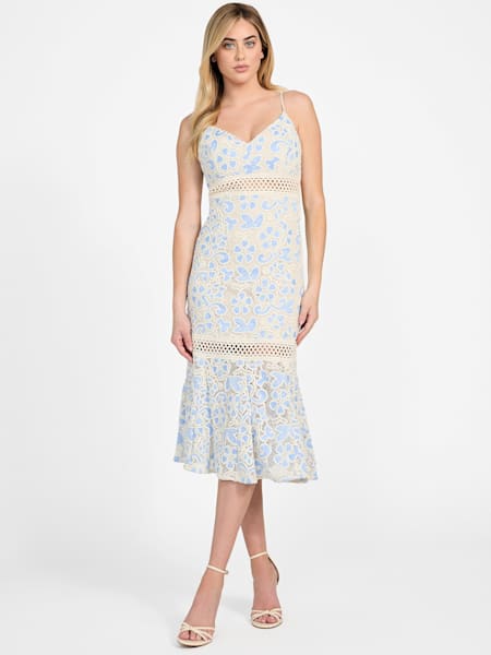 Gia Halter Lurex Dress