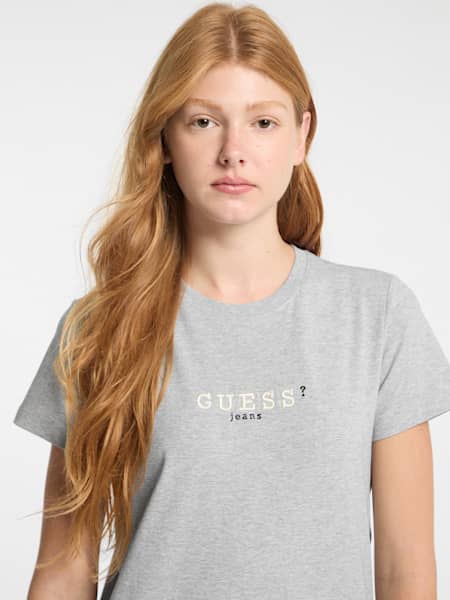 Boxy Italic Logo Tee