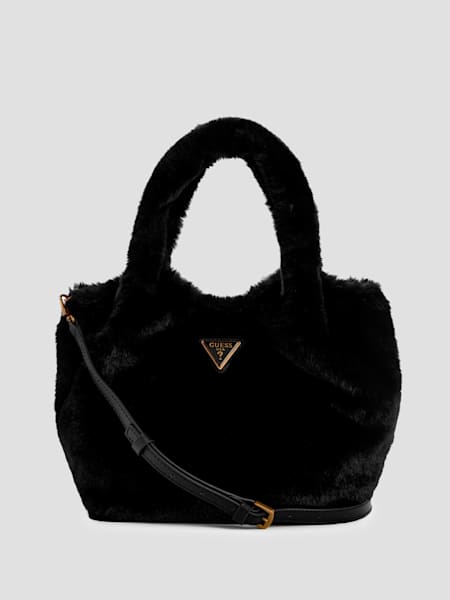 Image 248: Samia Faux-Fur Small Tote