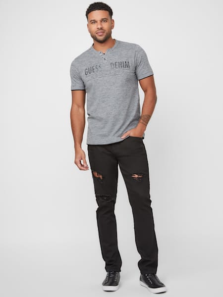 Edgar Marled Henley Tee