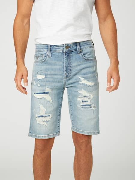 Burton Rip-and-Repair Denim Shorts