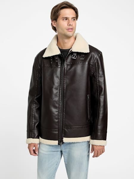 Veste en similisuède grainé Angus