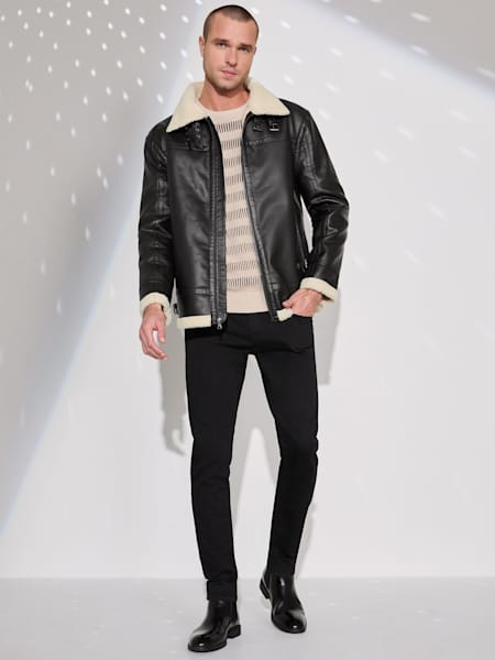 Veste en similisuède grainé Angus