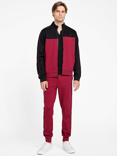 Jose Color-Block Logo Zip Jacket