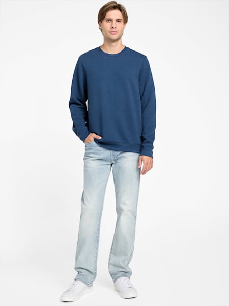 Omar Jacquard Crewneck Pullover