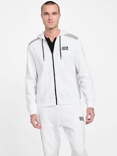 Veste à capuche zippée contrasté éco David