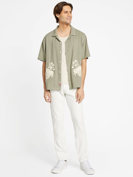Eco Gaudi Embroidered Linen Shirt