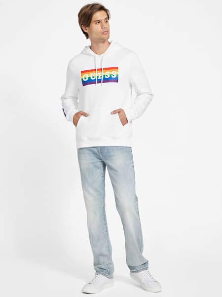 Veste à capuche à logo Pride