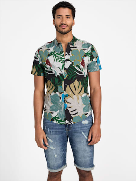 Kalani Palm Print Shirt