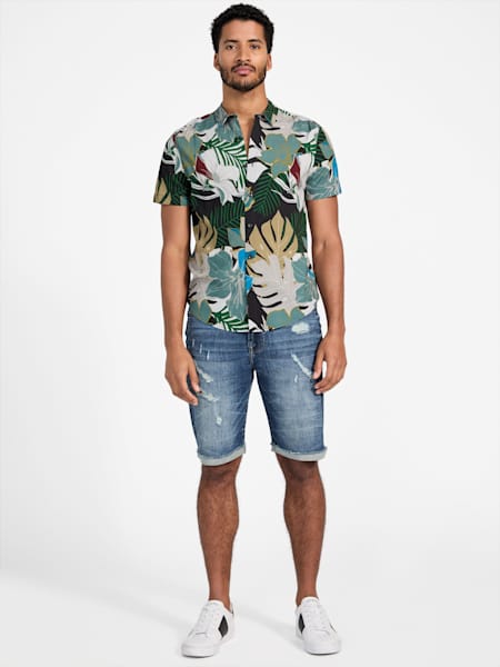 Kalani Palm Print Shirt
