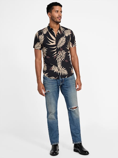 Messie Palm Short-Sleeve Shirt