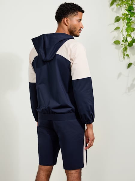 Anthony Color-Block Zip-Up Hoodie