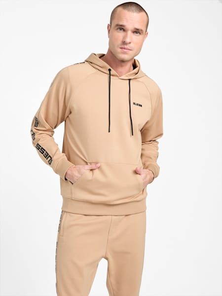 Veste à capuche à bande logo Erwin