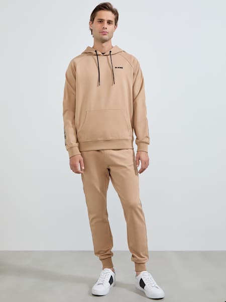 Veste à capuche à bande logo Erwin
