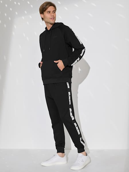 Veste à capuche à bande logo Erwin