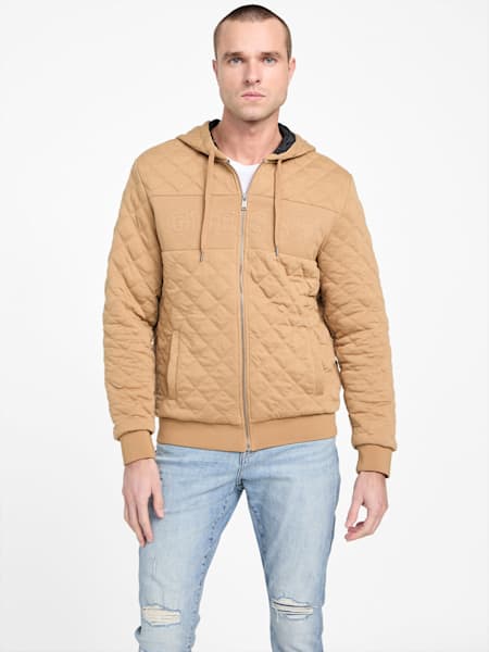 Ace Quilted Zip Hoodie
