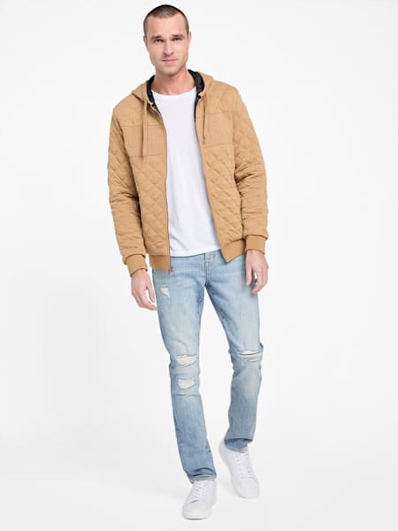 Ace Quilted Zip Hoodie