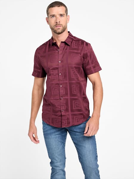 Gus Repeating Logo Shirt