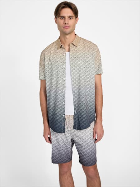 Cirillo Ombre Short-Sleeve Shirt