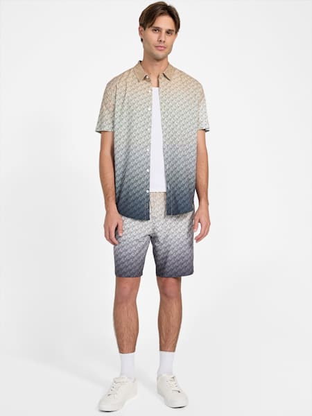Cirillo Ombre Short-Sleeve Shirt