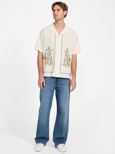 Gerome Embroidered Short-Sleeve Shirt