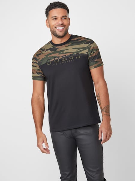 T-shirt à col rond à logo Davion