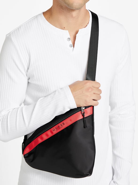Search muze logo shoulder bag GUESS Factory