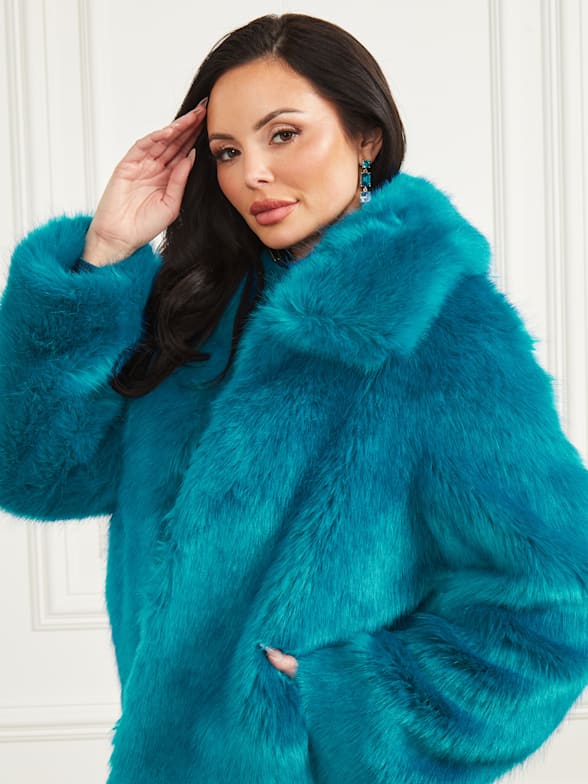 Hooded Lounger - Cascade Luxury Faux Furs