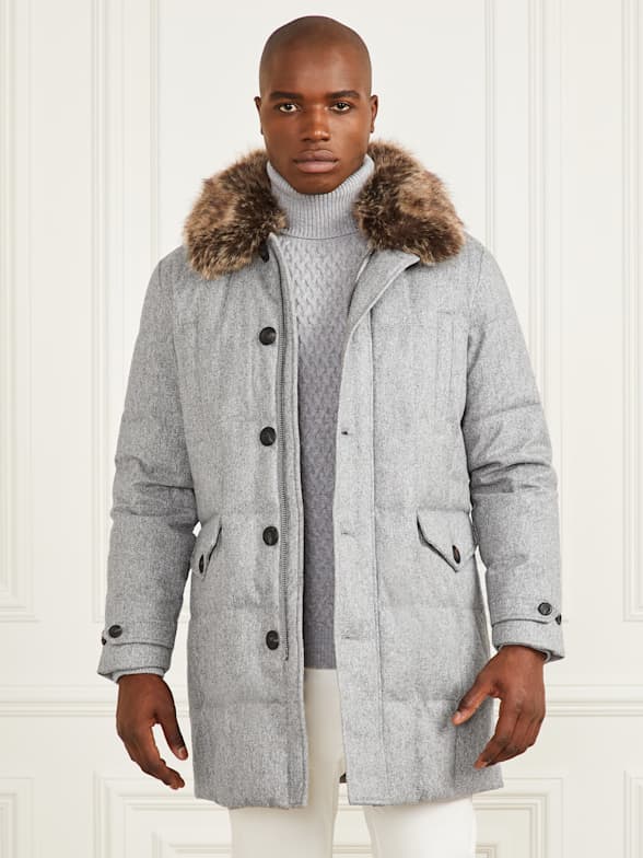 Guess mens sale winter coat