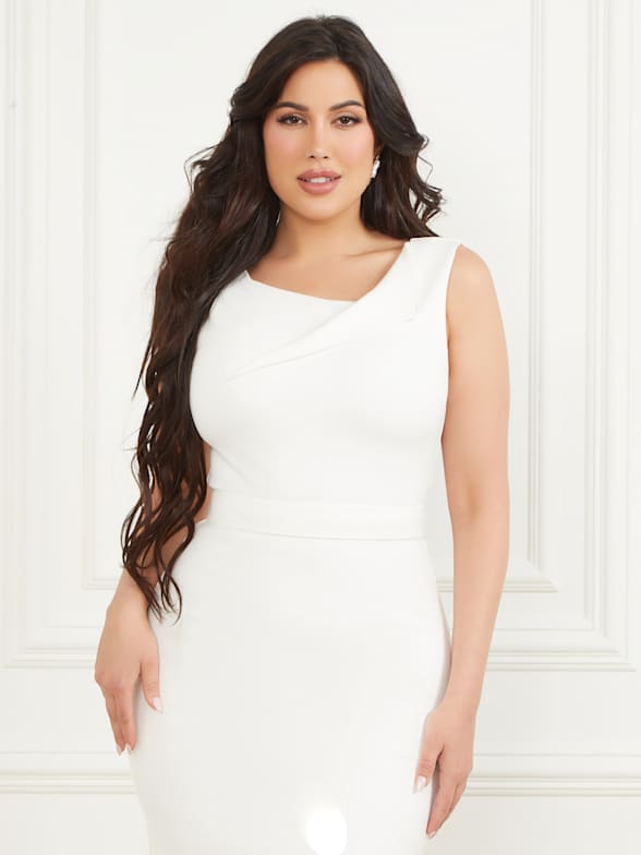Guess white floral dress sale