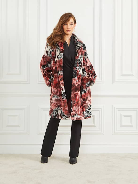 Shop Women s Jackets and Coats Leather Puffer Deals GUESS CA