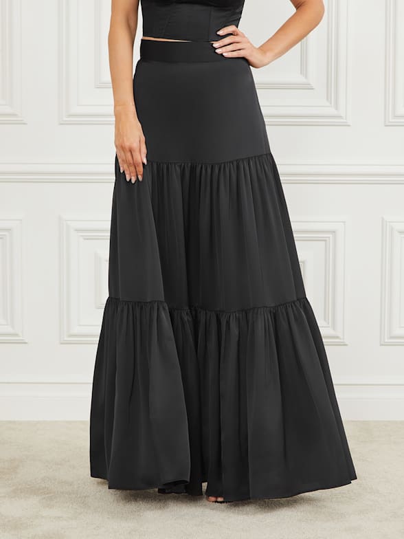 Guess pleated maxi clearance skirt