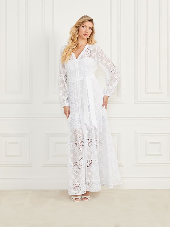 Guess white sale maxi dress