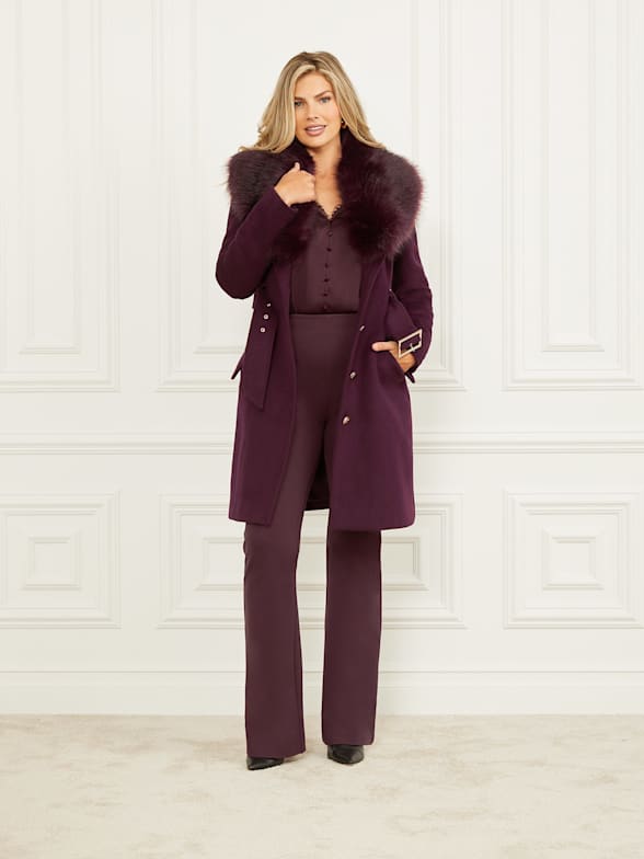 Guess teddy coat outlet