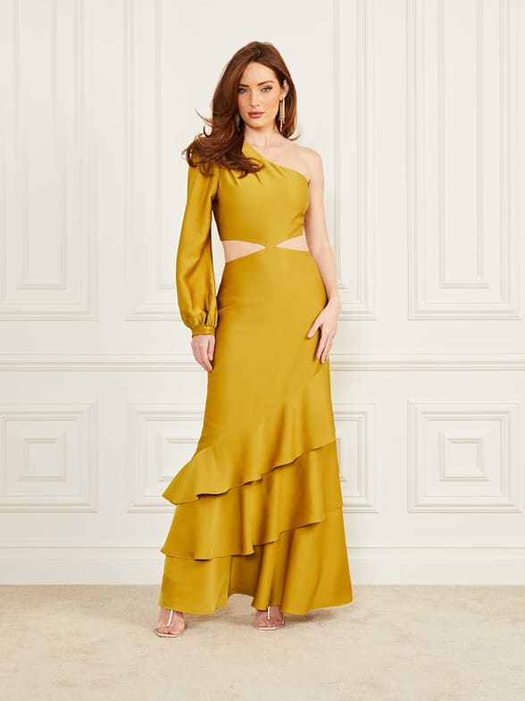 Guess farrah ruffle dress 2025