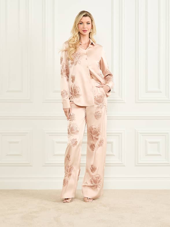 行列のできるレビュー商品、集めました。高評価アイテム Gwen Marciano | Pant Flower Embroidered トップス